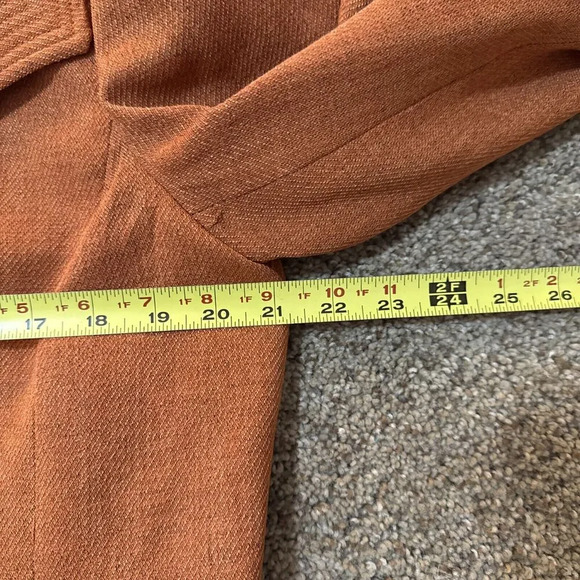 Kasper Blazer Suit Set Women 14 Burnt Sierra Tweed Office Church Business Preppy - Picture 5 of 15